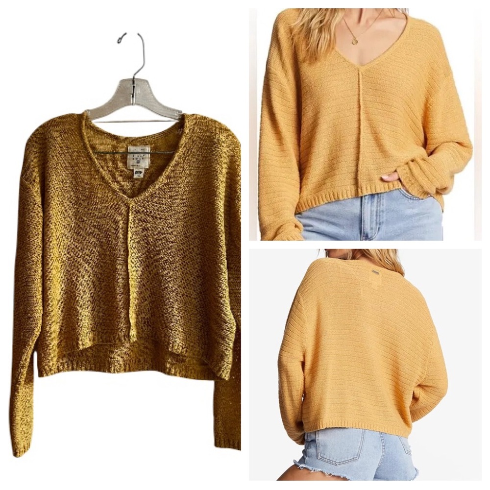 BILLA BONG Woman’s Pull Over Long Sleeve Sweater Size S